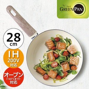 グリーンパン 「 ウッドビー 」 フライパン 28cm 【IH対応】