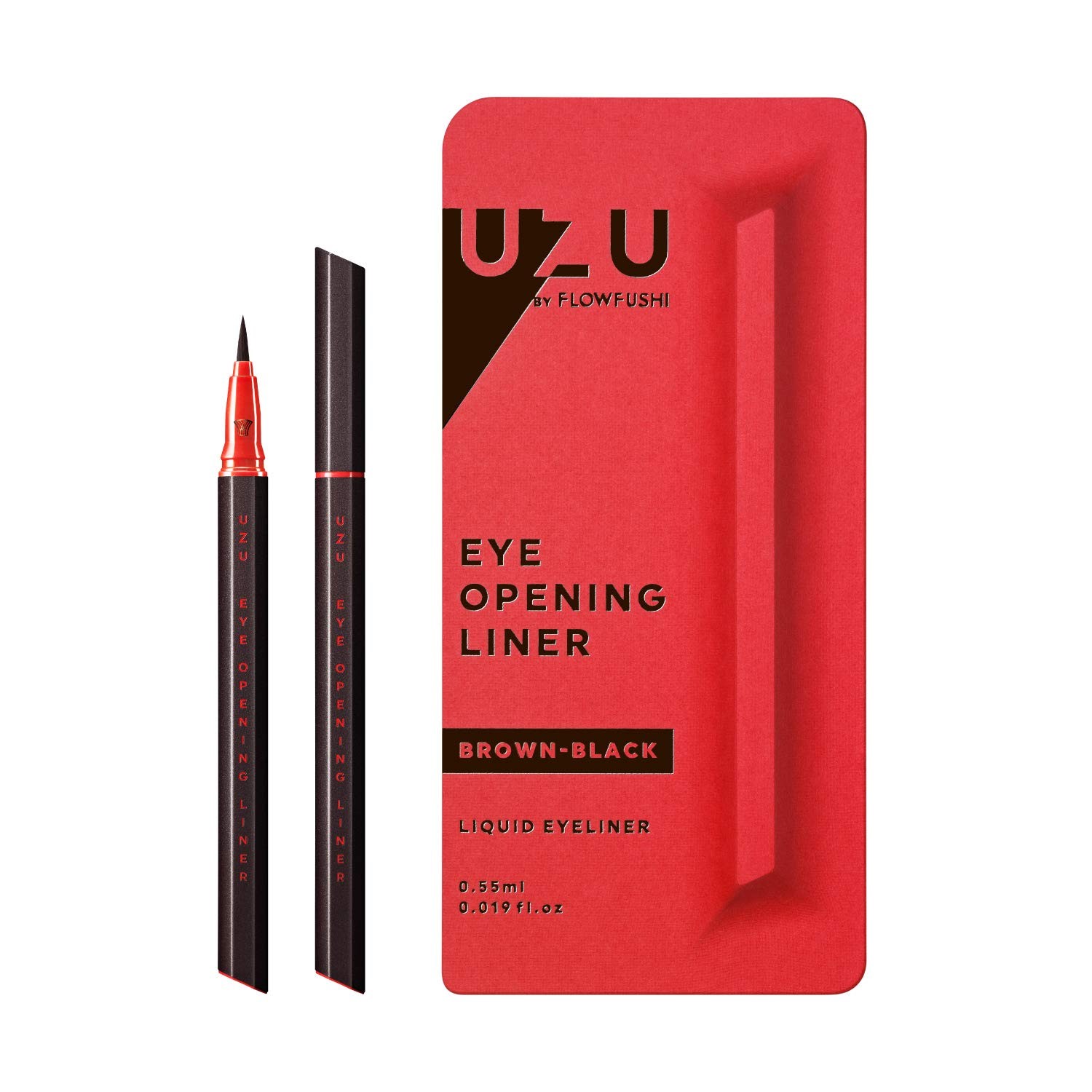 フローフシ UZU アイオープニングライナー ブラウンブラック 0.55mL