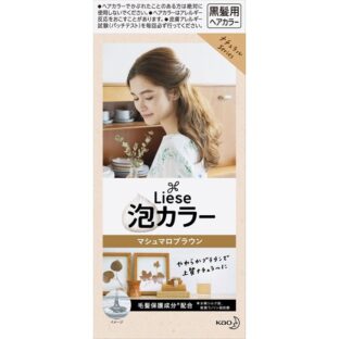 花王 リーゼ 泡カラー マシュマロブラウン 髪染め 黒髪用 ヘアカラー