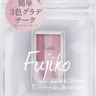 fujiko フジコ チョークチーク 01 Rose Light ローズライト 7.1g ピンク 4589474242575