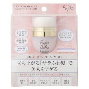 Fujikoフジコ ポンポンパウダー（ヘアパウダー）PINK 8.5g 頭皮 保湿 頭皮ケア クリスマス