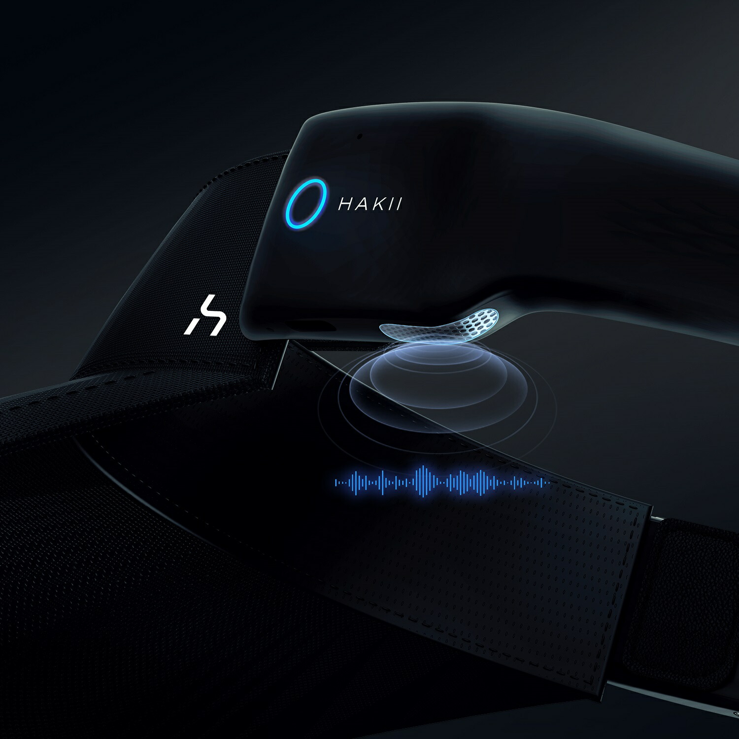 HAKII MIXV ハキイ無界 サンバイザー式 ワイヤレス イヤホン Bluetooth ワイヤレスイヤホン Bluetoothイヤホン イヤフォン オープンイヤー 耳を塞がない オンライン 防水 スポーツ 8時間使用 送料無料 - 画像 (3)