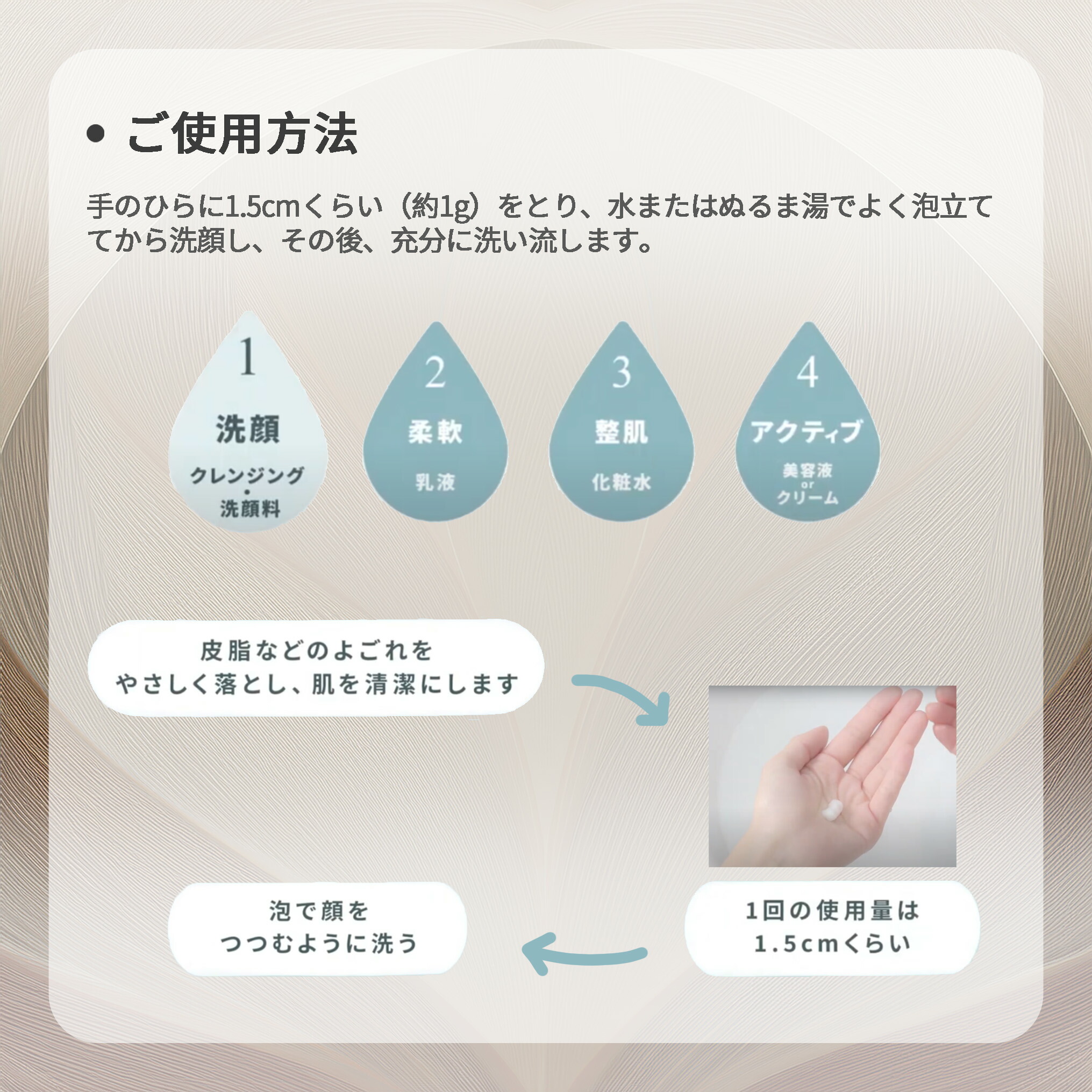 アルビオンフラルネ ストリンギー ウォッシュ 洗顔料 120g 濃密 泡立ち 密着 よごれ取り除く ツルツル なめらかな肌へ 清潔感 スキンケア 角質ケア ALBION albion - 画像 (5)