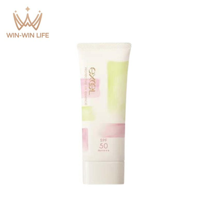 エクセル プロテクティブ UVエッセンス 02 ’23 ベルガモット&ミュゲ 60g 美容液UV 化粧下地 メイクアップベース UV効果 紫外線カット スキンタッチ処方 肌にやさしいフリー処方 美容液成分 爽やかな香り EXCEL excel