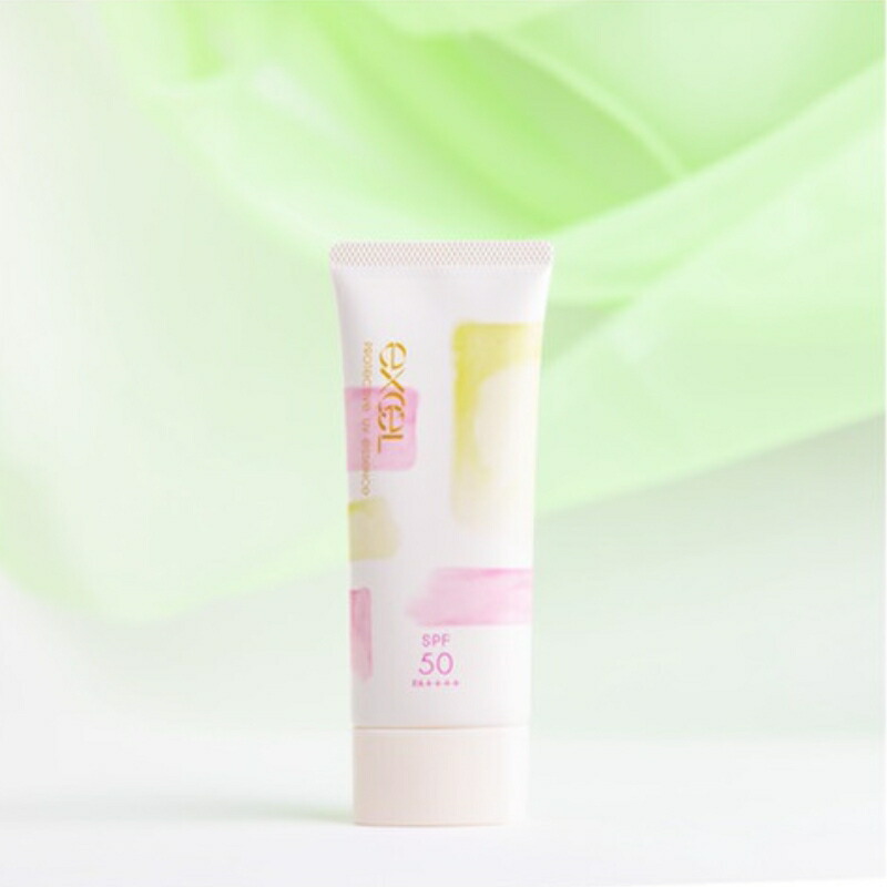 エクセル プロテクティブ UVエッセンス 02 ’23 ベルガモット&ミュゲ 60g 美容液UV 化粧下地 メイクアップベース UV効果 紫外線カット スキンタッチ処方 肌にやさしいフリー処方 美容液成分 爽やかな香り EXCEL excel - 画像 (3)