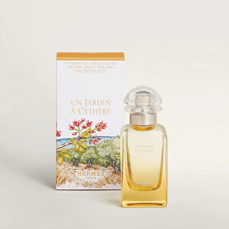 HERMES エルメス オード トワレ #シテールの庭 50ml〈レフィラブルスプレー〉フランス製 ラッピングセット 紙袋・リボン付き プレゼント・ギフトにお勧め お祝い お礼 記念日 誕生日 シーズナルイベント 最適 香水 フレグランス EDT - 画像 (2)