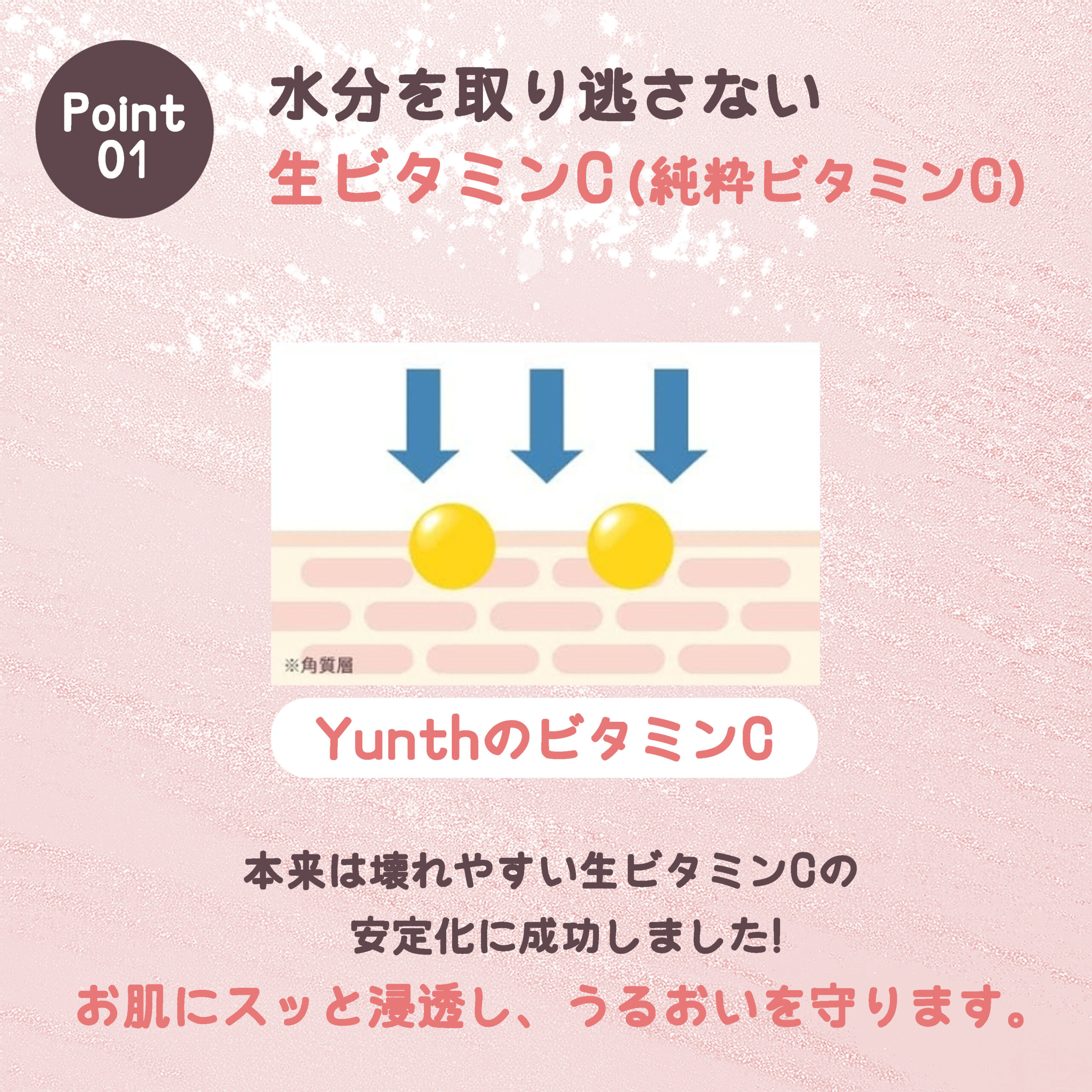 ユンス 生ビタミンCクリーム 30g フェイスクリーム 美白効果 ホワイトニング 保湿 うるおい 整肌 メラニンの生成抑制 シミ・ソバカス予防 乾燥防ぐ 肌荒れ防止 スキンケア 肌ケア Yunth - 画像 (4)