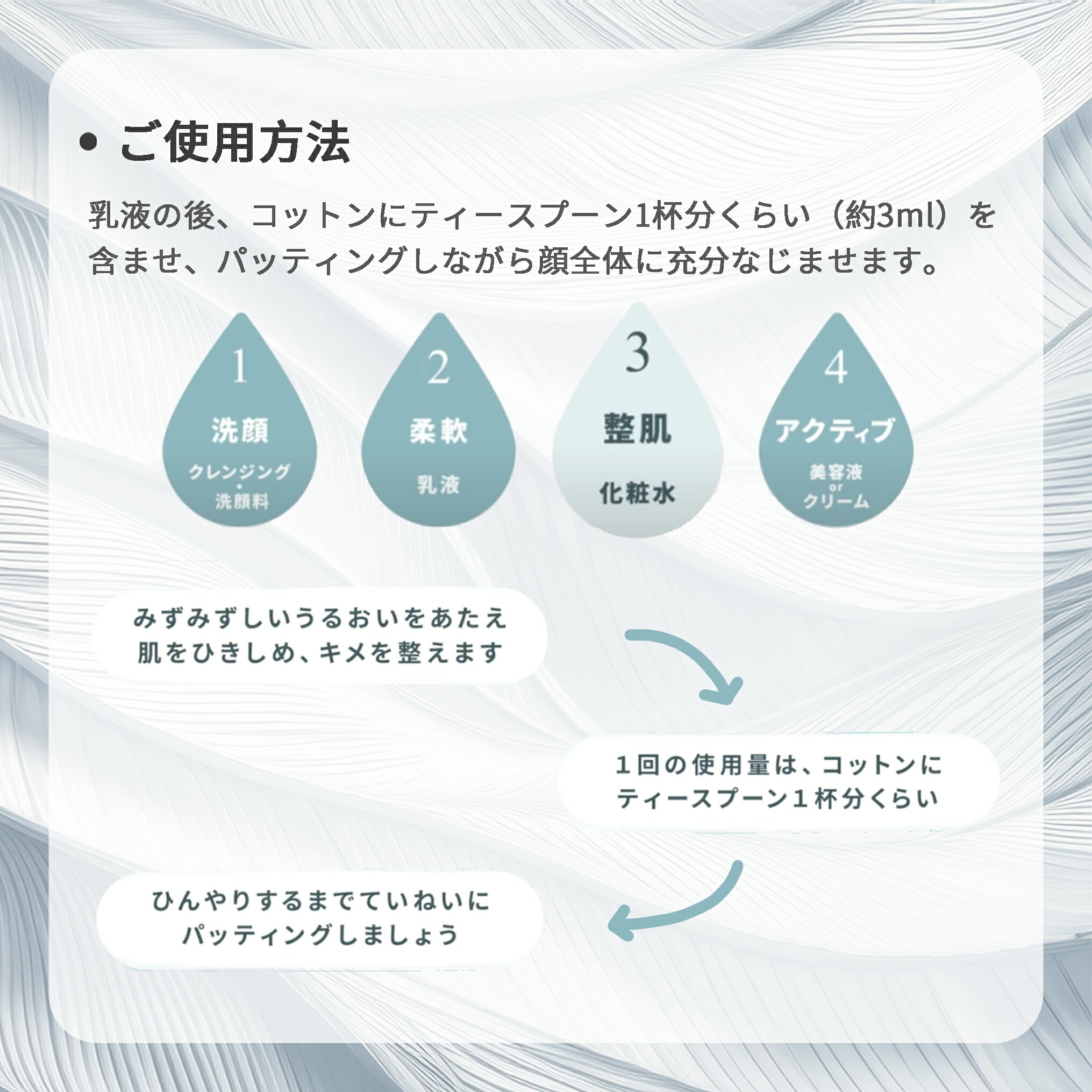 アルビオン アンフィネス パンプ マトリクス ローション 200ml 化粧水 フェイス化粧水 フェイシャル化粧水 うるおい 水光ハリ 浸透 みずみずしい リアな水ツヤ 濃密 充実使用感 スキンケア 角質ケア ALBION albion - 画像 (5)
