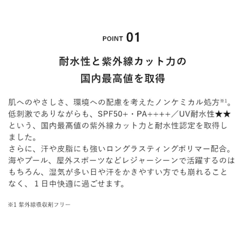 ネコポス速達!アンドビー ウォータープルーフUVミルク 6包セット お試しセット サシェサンプル トライアルセット トラベルサイズ 顔・からだ用日焼け止め 国内耐水性・UV最高値 日中うるおいケア 肌補正 フリー処方 日焼け対策 UVケア &be andbe - 画像 (3)