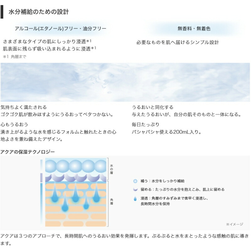イプサ ザ・タイムR アクア 200ml 薬用化粧水 医薬部外品 複合保湿成分 高い保水力 うるおい 深部浸透 素肌 クリア肌 透明感 肌あれ・ニキビ・ラブルを防ぐ 乾燥防止 肌の悩み対策 スキンケア IPSA ipsa - 画像 (5)