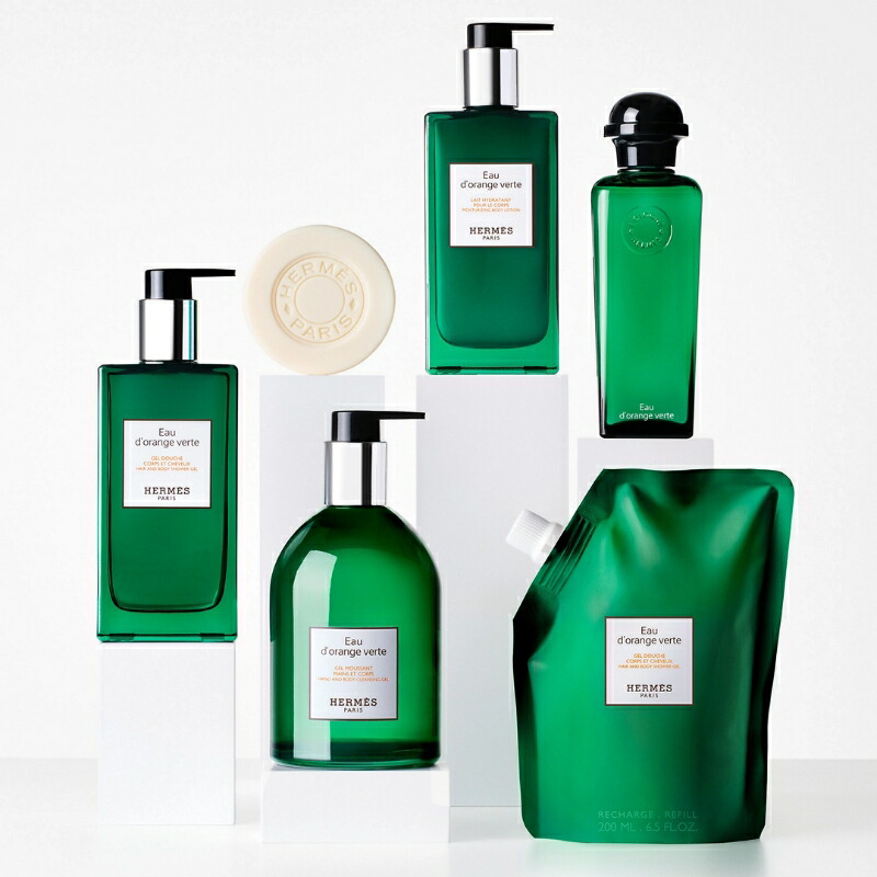 HERMES エルメス ヘア&ボディ シャワージェル #オー ドランジュ ヴェルト 200ml〈髪・ボディ用洗浄料〉レフィラブル フランス製 ラッピングセット 紙袋・リボン付き プレゼント・ギフトにお勧め お祝い お礼 記念日 誕生日 シーズナルイベント 最適 シャンプー ソープ - 画像 (4)
