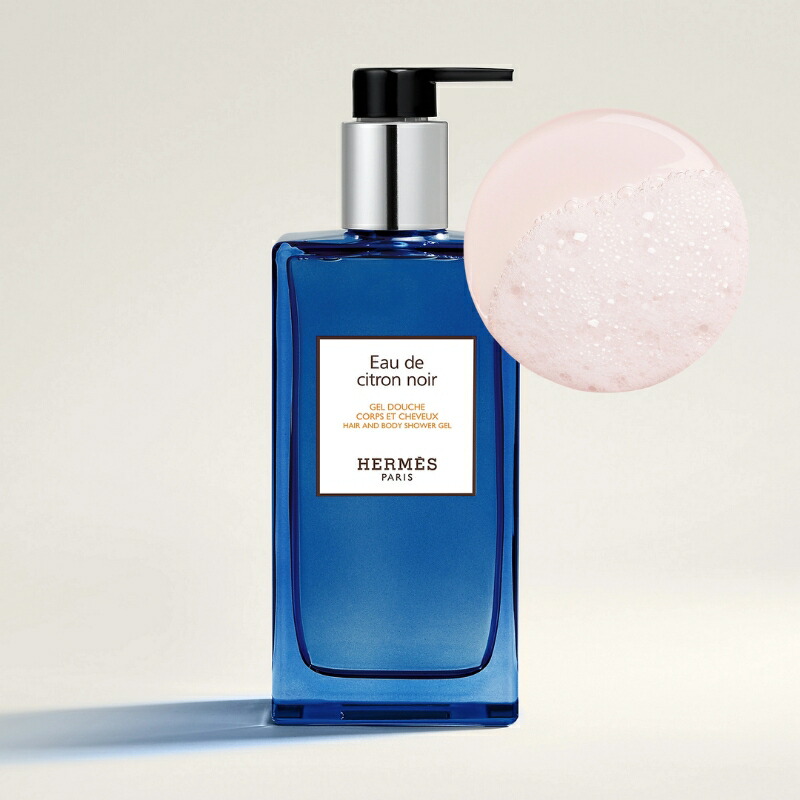 HERMES エルメス ヘア&ボディ シャワージェル #オー ドゥ シトロン ノワール 200ml〈髪・ボディ用洗浄料〉レフィラブル フランス製 ラッピングセット 紙袋・リボン付き プレゼント・ギフトにお勧め お祝い お礼 記念日 誕生日 シーズナルイベント 最適 シャンプー ソープ - 画像 (2)