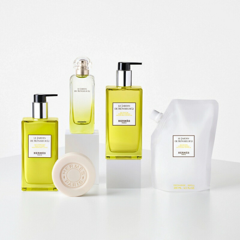 HERMES エルメス モイスチャライジング ボディローション #李氏の庭 200ml〈ボディローション〉レフィラブル フランス製 ラッピングセット 紙袋・リボン付き プレゼント・ギフトにお勧め お祝い お礼 記念日 誕生日 シーズナルイベント 最適 うるおい 乾燥防止 荒れ防ぐ - 画像 (4)