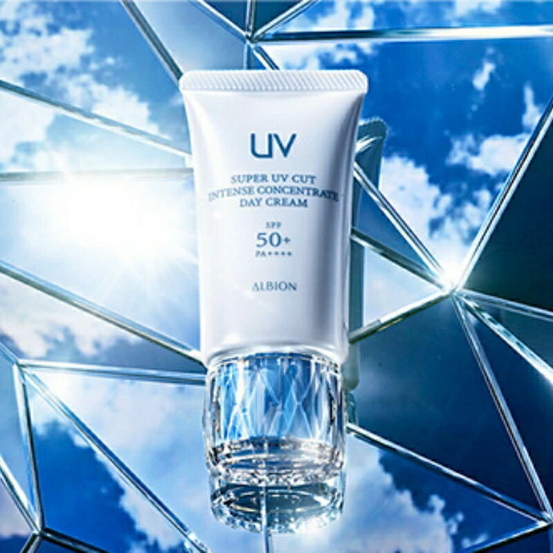 ネコポス速達!アルビオン スーパー UV カット インテンスコンセントレート デイクリーム 日やけ止め用メイクアップベース 日中用クリーム 0.3g*6枚 お試しセット サシェサンプル トラベルサイズ UV効果 弾力 ハリ 透明感 整肌 UVカット スキンケア ALBION albion - 画像 (3)
