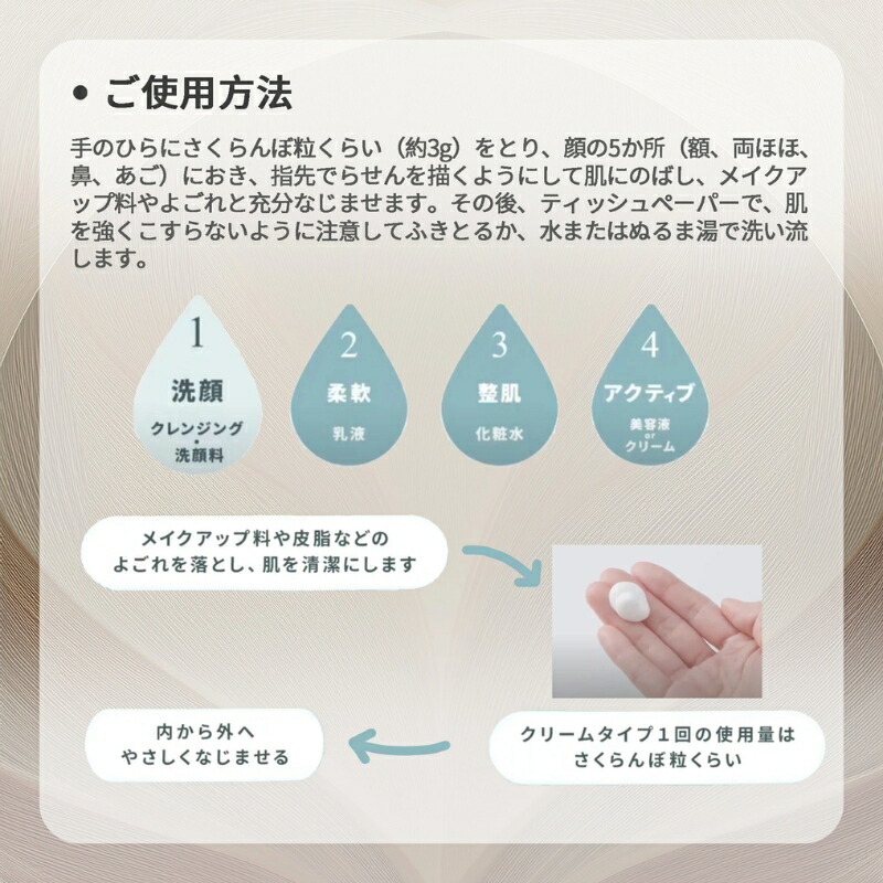 ネコポス速達!アルビオン フラルネ ソフトフォンデュ クレンジングクリーム 3.0g*6枚 合計18g 洗顔料 お試しセット サシェサンプル トラベルサイズ メイク落とし 化粧落とし スキンケア 洗浄料 整肌 角層ケア 明るい肌へ しっとり 濃密 ツルツル 泡立ち ALBION albion - 画像 (3)