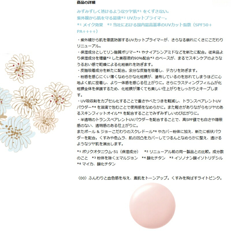 ネコポス速達!ポール & ジョー プロテクティング プライマー #00〈日焼け止め用化粧下地・美容液〉0.4ml*6枚 お試しセット サシェサンプル トラベルサイズ UVカットプライマー みずみずしい うるおい 保湿成分 紫外線吸収剤配合 皮脂吸収成分 テカリ防止 PUAL & JOE - 画像 (2)