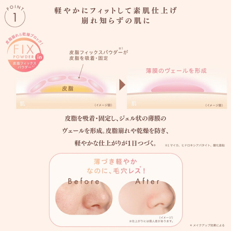 サナ 毛穴パテ職人 フィットスキンBBクリーム ナチュラルベージュ 30g 1つで6役 毛穴パテ効果・化粧下地・ファンデーション・コンシーラー・美容液効果・UVカット 天然ミネラル配合 美肌 乾燥・肌荒れ防ぐ 保湿 スキンケア設計 素肌感 長時間メイクキープ SANA sana - 画像 (3)