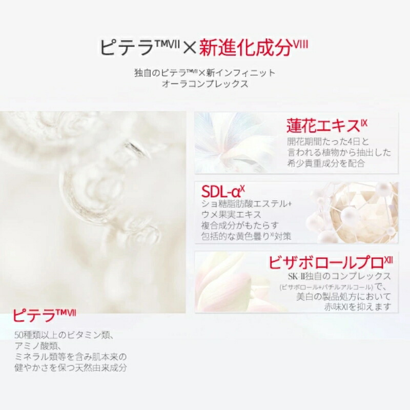 ネコポス速達!エスケーツー ジェノプティクス インフィニットオーラ エッセンス〈薬用美白美容液ST〉NEW 10ml 医薬部外品(外箱なし・OPP袋包装あり)ミニサイズ 特製サイズ サンプル 美白有効成分 メラニンの生成抑制 バイオフォトニクス シワ改善 乾燥防ぐ SK-II SK-2 - 画像 (8)