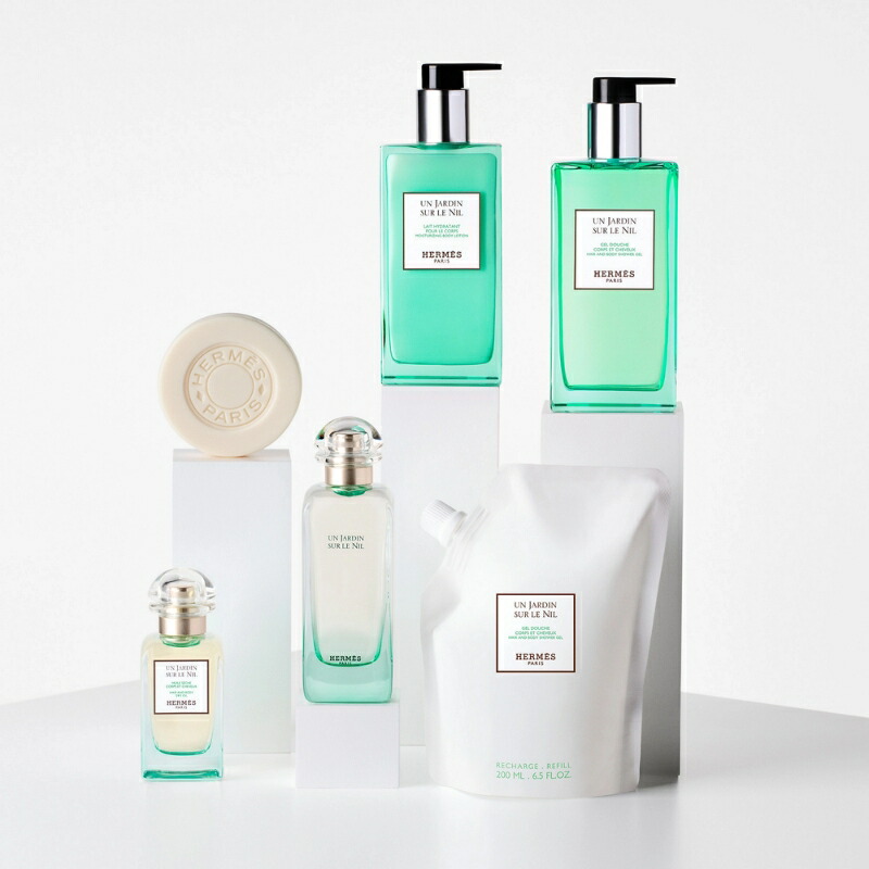 HERMES エルメス モイスチャライジング ボディローション #ナイルの庭 200ml〈ボディローション〉レフィラブル フランス製 ラッピングセット 紙袋・リボン付き プレゼント・ギフトにお勧め お祝い お礼 記念日 誕生日 シーズナルイベント 最適 うるおい 乾燥防止 荒れ防ぐ - 画像 (5)