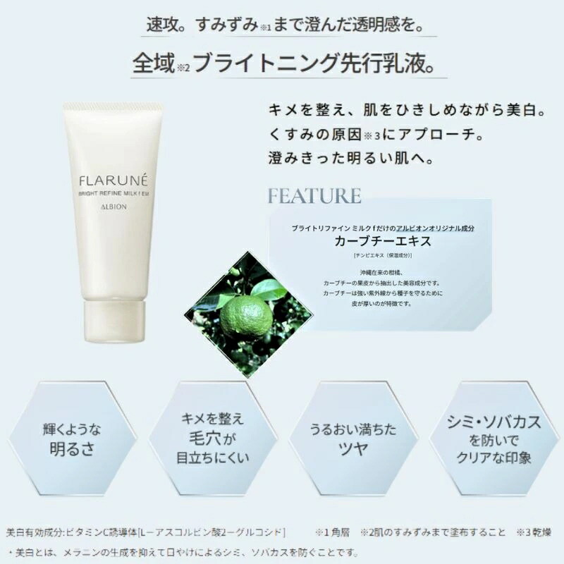 アルビオン 70TH アニバーサリー キット B(薬用スキンコンディショナー エッセンシャル N 165ml 現品、スキコンマスク 14ml×2枚入、フラルネ美白乳液 f EM 30g、フェイシャルコットン L 10枚入)記念ターターキット 限定キット 限定品 スキンケア 肌コンディション ALBION - 画像 (7)