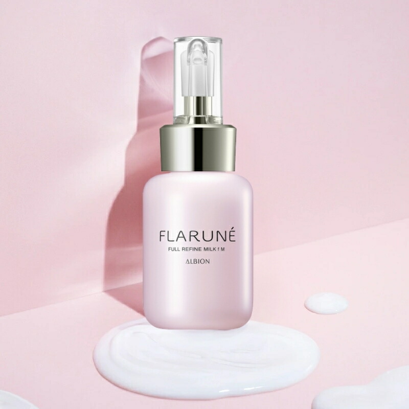 アルビオン フラルネ フルリファイン ミルク f M or EM〈乳液〉110g & ハイドロボム プラス〈化粧水〉110ml スキンケアセット リニューアル新発売 アルビオン最新美容研究の成果 厳選美容成分 肌悩み対策 乾燥・肌荒れ防ぐ うるおい 毛穴・くすみケア ALBION albion - 画像 (6)