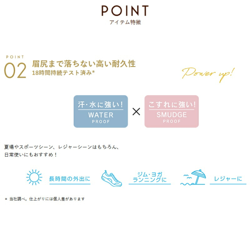 エクセル ロングラスティングアイブロウ N〈リキッド・パウダーアイブロウ〉0.6g 全4色 リニューアル発売 リキッド×パウダーの2WAY 自然感 高密着 高耐久 落ちにくい 美容液成分in 独自処方配合 EXCEL excel - 画像 (4)