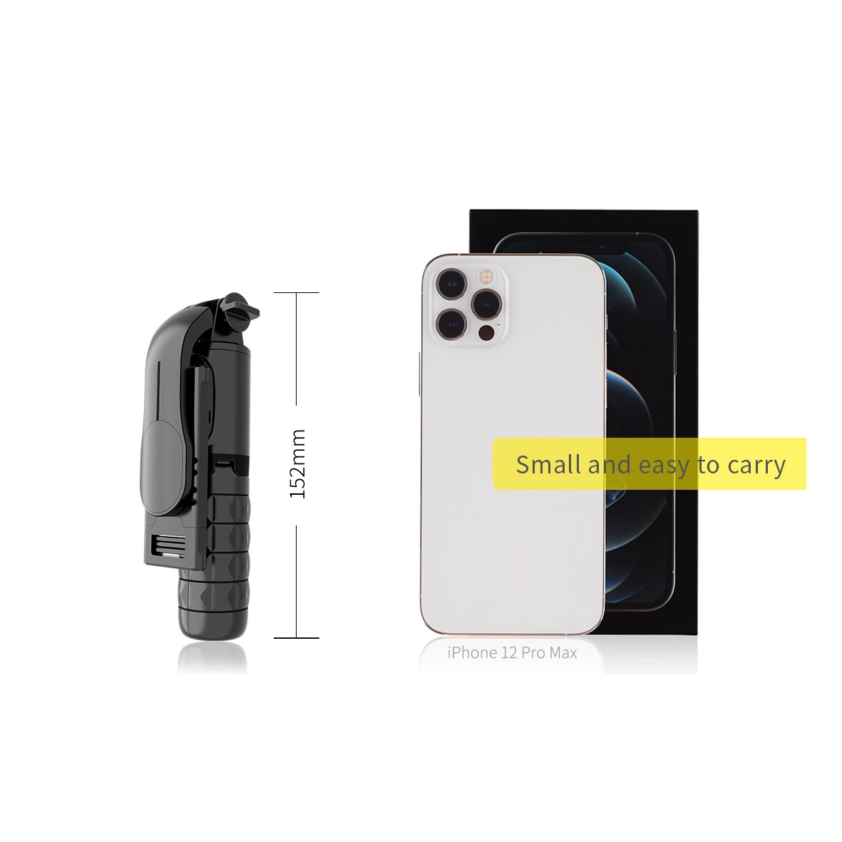 自撮り棒 iphone スマホ 三脚 スマホ RURILIFE ルリライフ じどり棒 スタンド スマホ三脚 スマホスタンド リモコン 動画撮影 高さ調整 撮影 iphone android bluetooth 便利 【業界新開発 ミニ 軽量型】 740mm Q11 - 画像 (6)