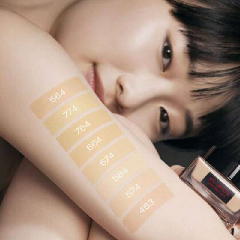 ネコポス速達!シュウ ウエムラ アンリミテッド ケア セラムイン クリーム ファンデーション #574 light sand or #584 fair sand 1.0ml*3枚 お試しセット サシェサンプル トラベルサイズ 美容液配合 ツバキ種子油 整肌成分 保湿 長時間潤い続く shu uemura - 画像 (3)