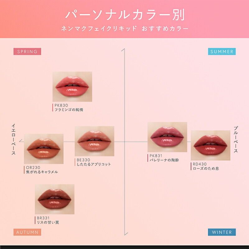 ヴィセ ネンマクフェイク リキッド 6ml 全6色 口紅 リップカラー リップグロス ぷっくり膜厚 ツヤ 色気 粘膜色 美しい発色 透明感 みずみずしい 美容液成分 あれ・乾燥防ぐ 長時間持続 無香料 Visee - 画像 (8)